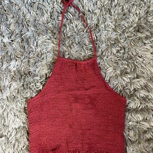 Halter crop top